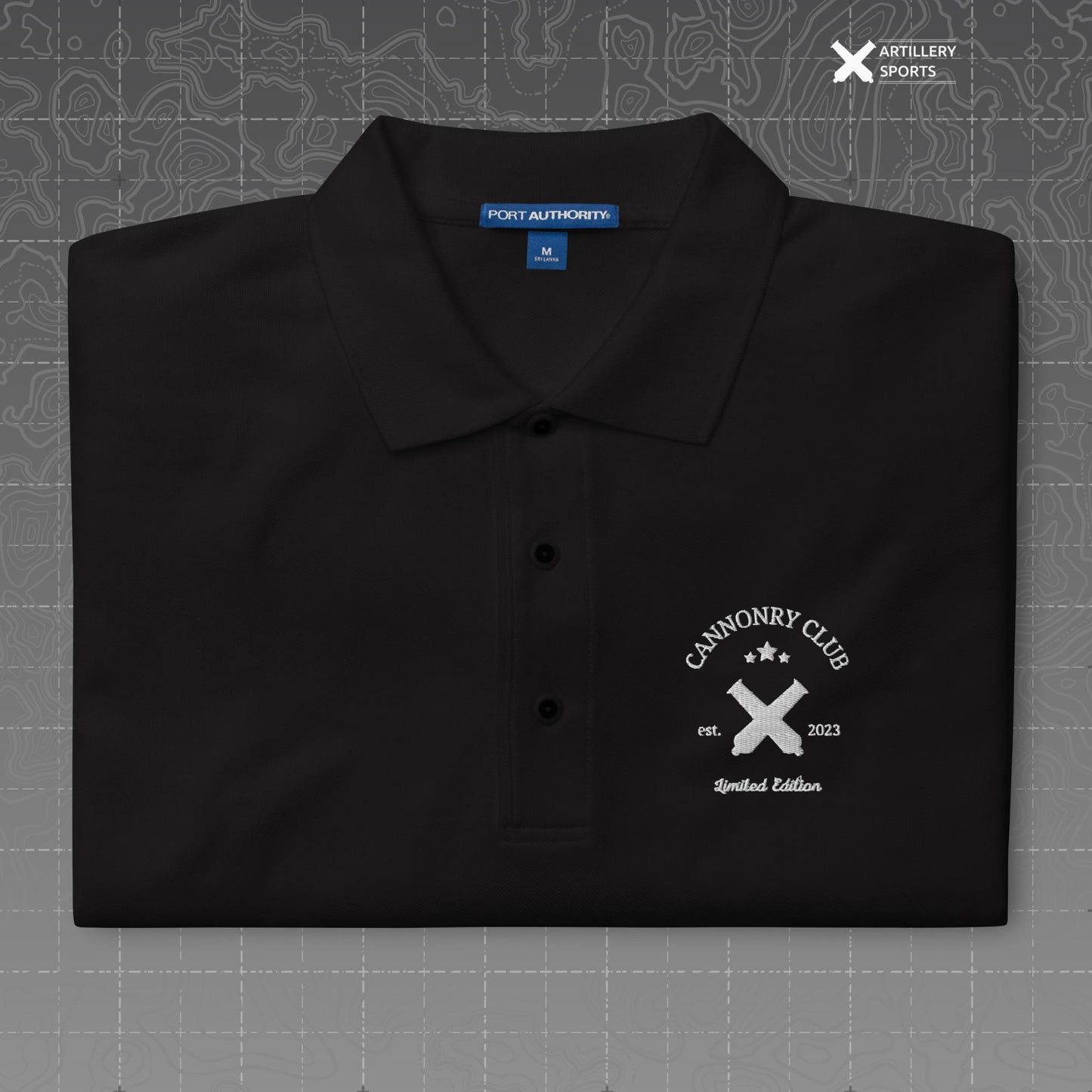 Cannonry Club Men's Premium Golf Polo