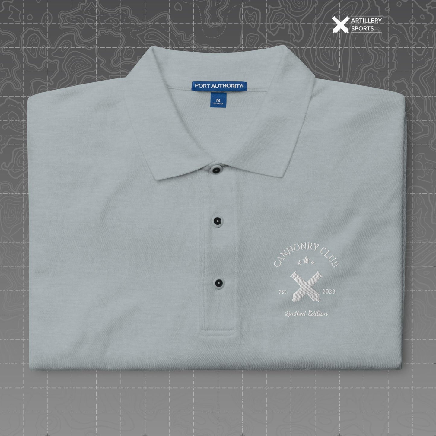 Cannonry Club Men's Premium Golf Polo
