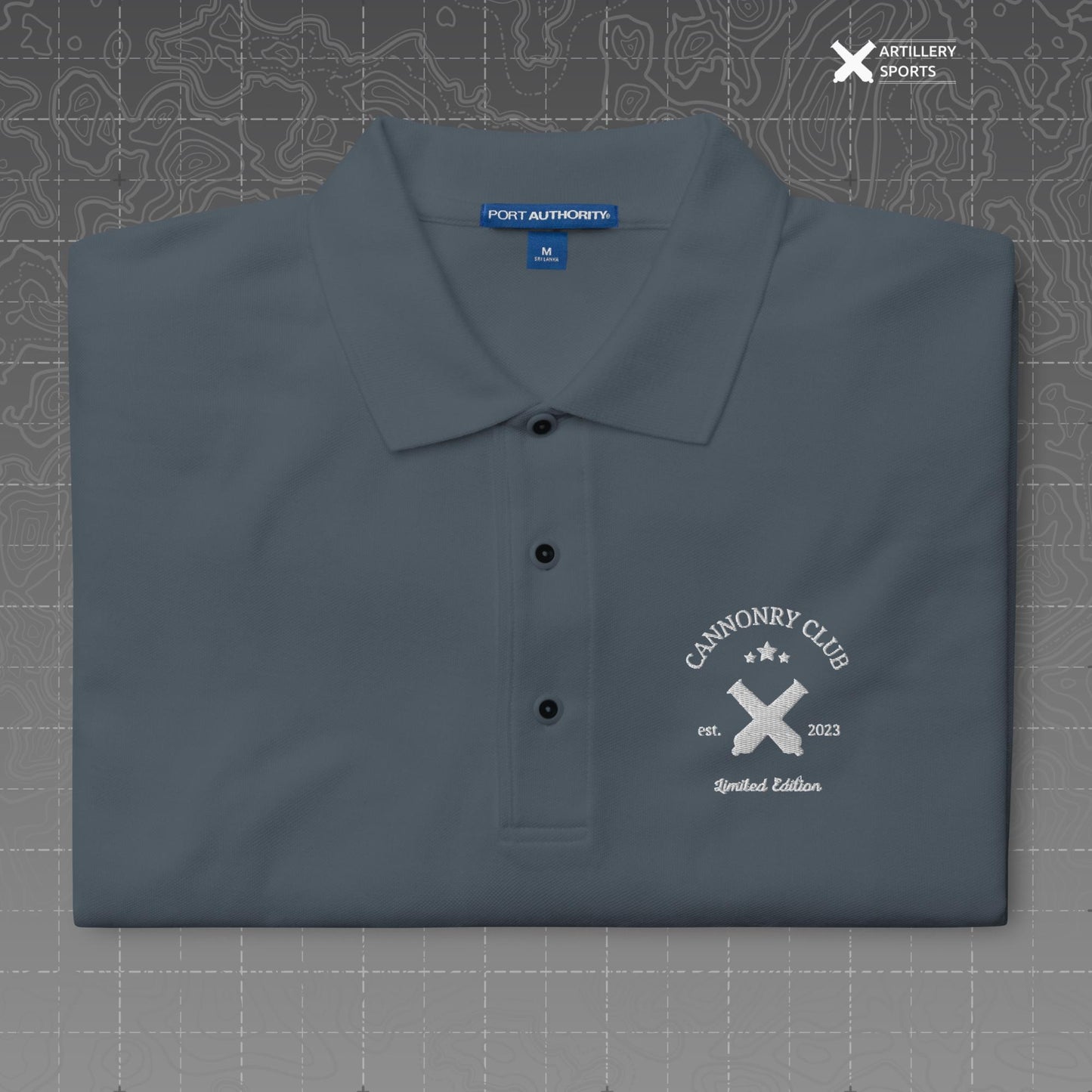 Cannonry Club Men's Premium Golf Polo